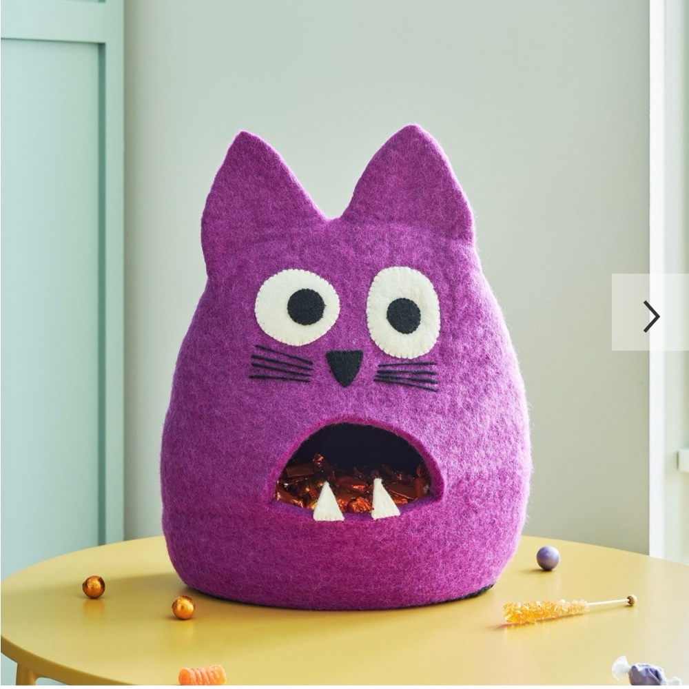 West Elm cat candy bowl